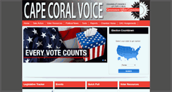 Desktop Screenshot of capecoralvoice.com